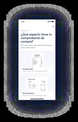 NoFakes screen explaining accepted receipt formats
